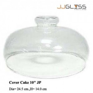Cake Cover 10" JP Round - Transparent Handmade Colour Cover cake